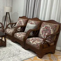 مبل قالی دستباف کرمان رنگ کرم هشتاد جفت|مبلمان خانگی و میز عسلی|کرمان, |دیوار