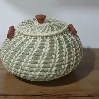 خمره.سبد ایکیا کپو صنایع دستی حصیری