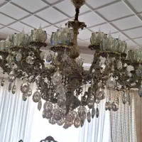 لوستر 24 شعله شرکتی دایکاست آنتیک