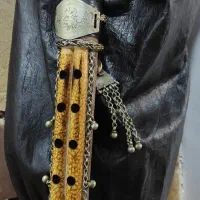 نی انبان قدیمی کلکسیونی عتیقه سالم زیبا|سازهای سنتی|نکا, |دیوار