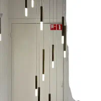 لوستر بزرگ مدرن طرح مدادی|لوستر و چراغ آویز|تهران, شهرک چیتگر|دیوار