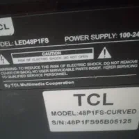 تلویزیونLED تی سی ال ۴۸اینچ منحنی|تلویزیون و پروژکتور|گرگان, |دیوار