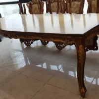 میز چوبی|میز و صندلی غذاخوری|شیراز, شهرک بهشتی|دیوار