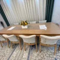 میز ناهار خوری ۱۰نفره|میز و صندلی غذاخوری|فولادشهر, مسکن مهر فولادشهر|دیوار