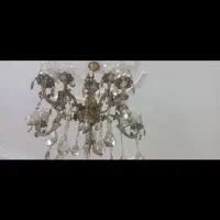 دو عدد لوستر برنز پنج شاخه ده شعله