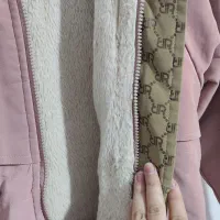 کاپشن برزنتی داخل کامل خز ضد آب سن ۷ تا ۱۰ سال