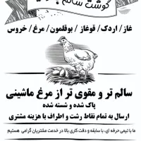 مرغ و خروس ، غاز و اردک پاک شده و شسته شده