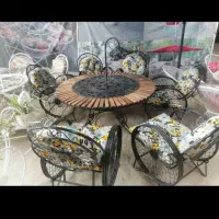 صندلی ویلایی گلبرگ مبل ال|صندلی و نیمکت|محمدشهر, محمدشهر|دیوار