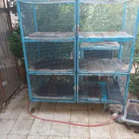 قفس بزرگ اهنی ۶ جا ۴ درب