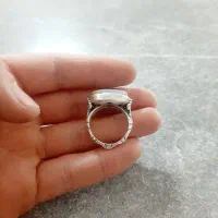 ۲انگشترنقره دستساز خاص|جواهرات|خوی, |دیوار