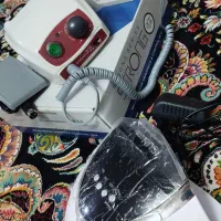 فروش فوری لوازم کامل کاشت ناخن(سوهان برقی،یو وی)