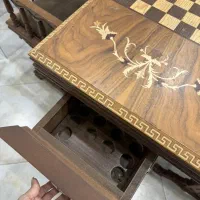 میز شطرنج و تخته تمام چوب راش|مبلمان خانگی و میز عسلی|پرند, فاز ۲|دیوار