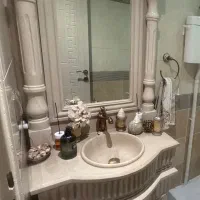 روشویی سرویس بهداشتی تمام سنگ کرم
