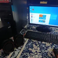 سیستم کامل کیس و مانیتور لوازم کامل