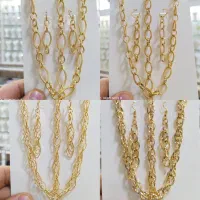 سرویس زنجیری رنگ ثابت طرح طلا