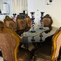 میز نهار خوری طرح کلاسیک ۸ نفره