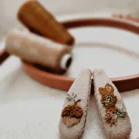 گیره مو گلدوزی شده|زیورآلات و اکسسوری|ماهیدشت, |دیوار