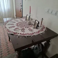 میز غذاخوری ۴ نفره کاملا نو چوب راش