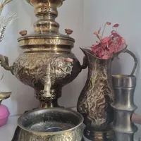 سماور با ست کامل مسی