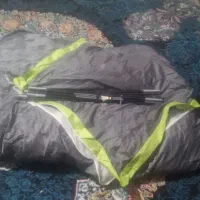 چادر مسافرتی دوازده نفره میله ای کارکرده تمیز