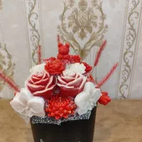 گل شمع|گل مصنوعی|اسفراین, |دیوار