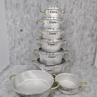 سرویس قابلمه روحی ۱۴ پارچه کاسیو|ظروف پخت‌وپز|زاهدان, |دیوار