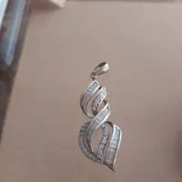 فروش گردنی طلا رنگ سفید