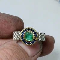 انگشتر نقره زمرد پنجشیر افغانستان طبیعی|جواهرات|تهران, امام زاده حسن|دیوار