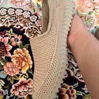 گیوه نو سایز۳۹ کرم و مشکی نوی نو