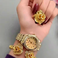 ست ساعت و بنگل و انگشتر