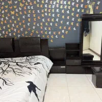 ست تخت دو نفره و آینه|سرویس روتختی|کرمان, |دیوار