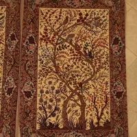 جفت ذرع نیم چله ابریشم دستباف|فرش|همدان, |دیوار