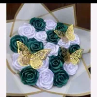 گل رز روبانی|گل مصنوعی|مینودشت, |دیوار