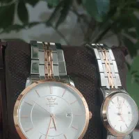 ساعت الگانس استیل عروس و داماد