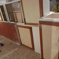 ۸ عدد کابینت فلزی در چوبی سالم|مصالح و تجهیزات ساختمان|زنجان, |دیوار