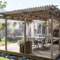 نصب سیستم مه پاش در رشت شعله کار