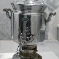 سماور بزرگ قدیمی نفتی|سماور، چای‌ساز، قهوه‌ساز|بهار, |دیوار