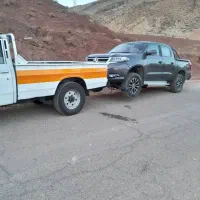 نیسان یدک کش چرگیر خودرو بر جرثقیل امدادخودرو چر