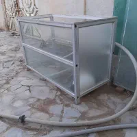 میز ویترین آلومینیوم سنگین