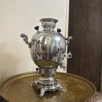 سماورگازی ۶ لیتری بزرگ برنجی برنز