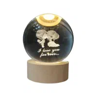 چراغ خواب مدل گوی کریستال|چراغ خواب و آباژور|پرند, فاز ۲|دیوار