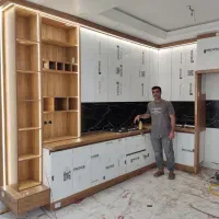 طراحی سه بعدی و نصب کمد دیواری و کابینت