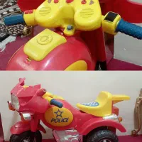 موتور شارژی و اسباب بازی توپ و خرس وحلقه