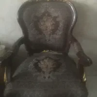 سرویس ۹نفره مبل استیل چوب گردو ۱۰۰٪