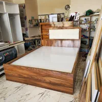 تخت خواب دو نفره تمام ام دی اف