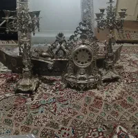 آیینه وکنسول وشمعدان برنزی