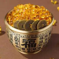 کوزه ثروت دعا رزقوروزی فراوانی سکه طلا