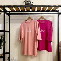 تیشرت لانگ رنگی طرح alo