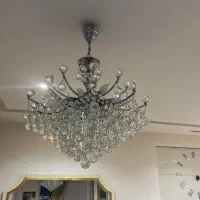 دو جفت لوستر کریستالی اصل(چک اسلواکی)|لوستر و چراغ آویز|تهران, تجریش|دیوار