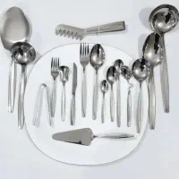 ۸۰مدل سرویس قاشق چنگال|ظروف سرو و پذیرایی|کاشان, شاهد|دیوار